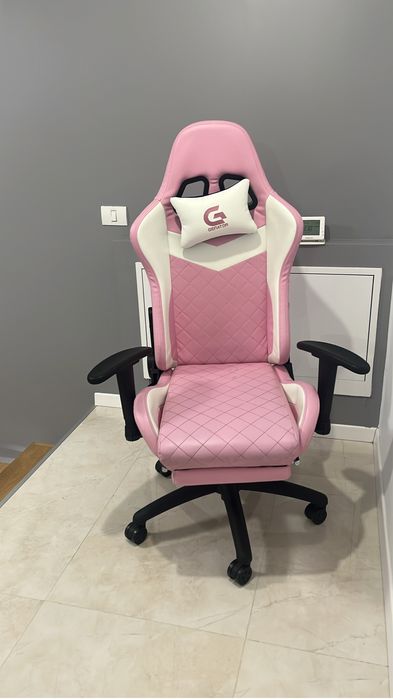 Scaun gaming roz