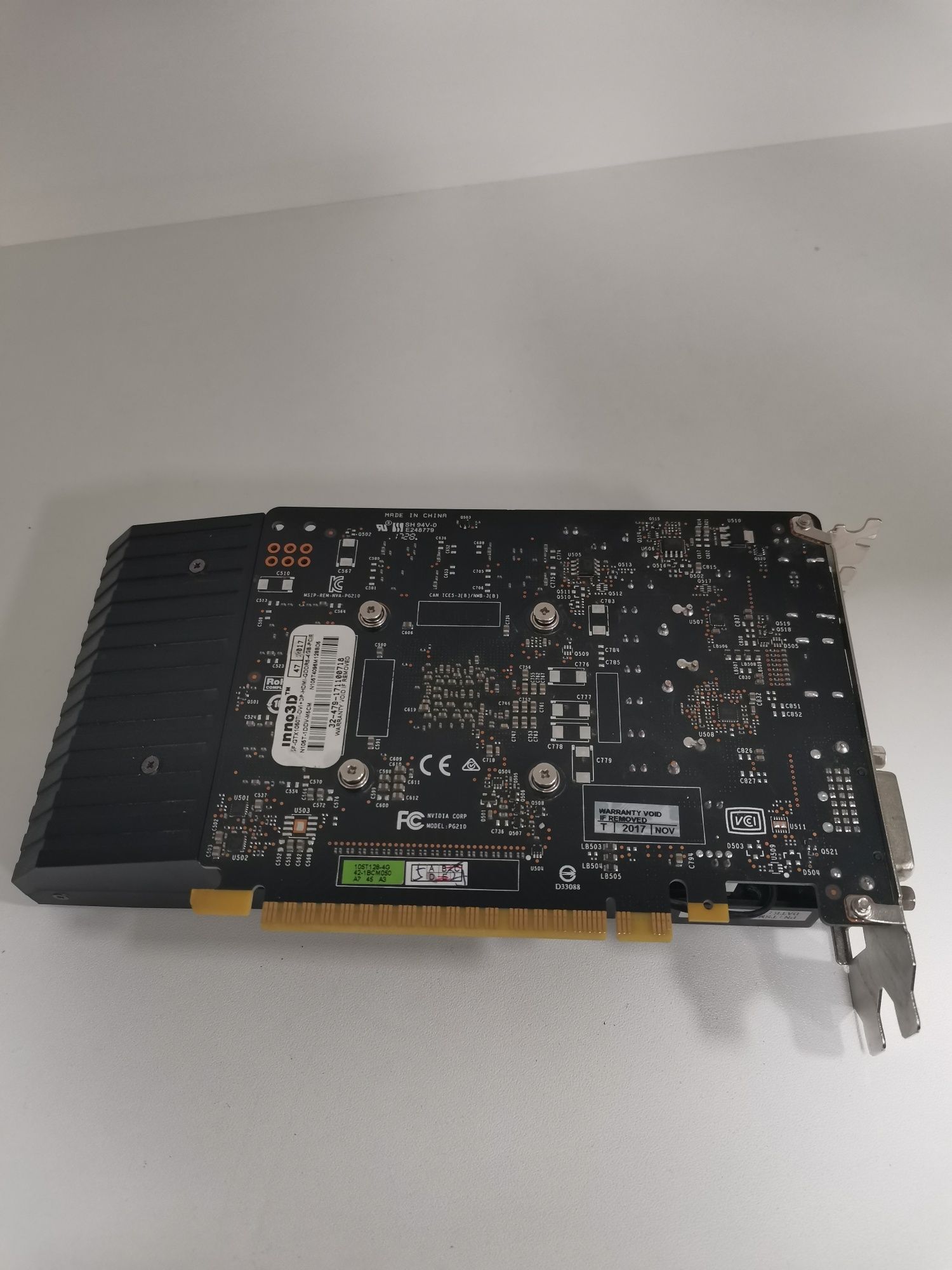 Видеокарта NVIDIA GeForce GTX 1050 Ti 4гб