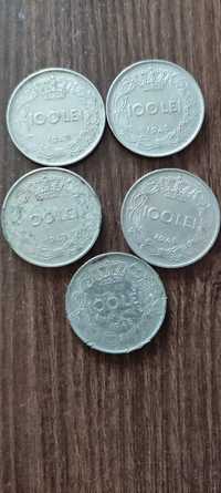 Monede 100 lei, 1943,Mihai I Regele Romanilor