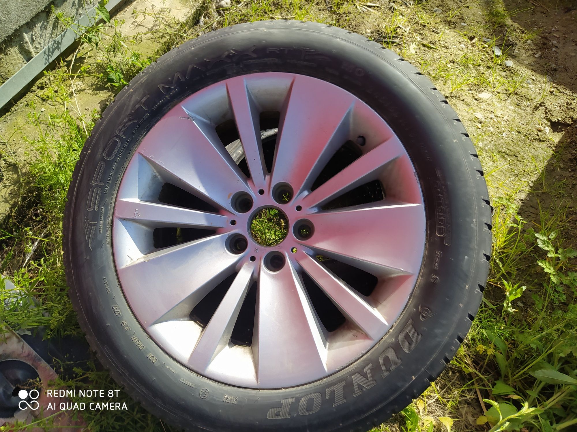 Jante BMW seria 7, E65, 18 inch, 5x120, anvelope iarna