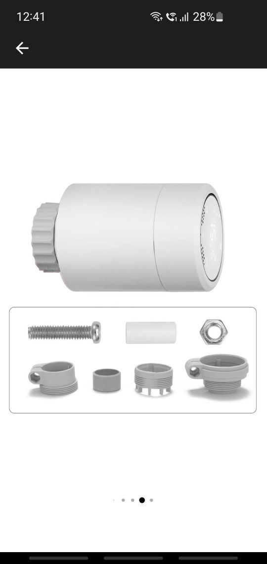 Termostat calorifer programabil zigbee tuya alexa electrovalva