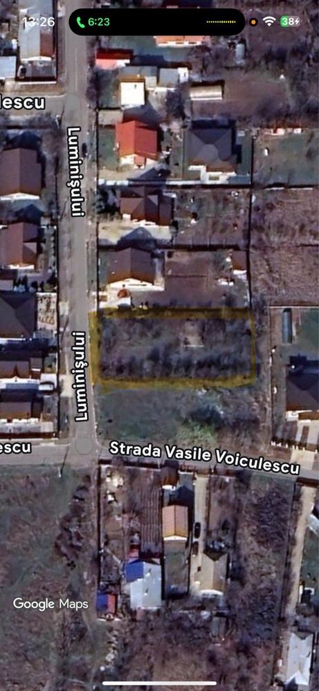 Teren intravilan de vanzare in Buftea 1000mp
