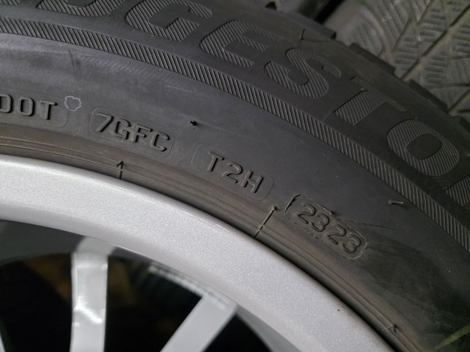 4бр Зимни гуми 225 60 17- Bridgestone DOT 2023