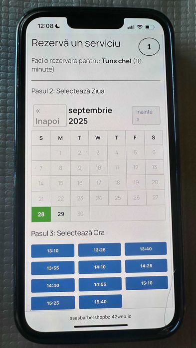 Agenda digitală programări salon cosmetic unghii frizerie machiaj gene