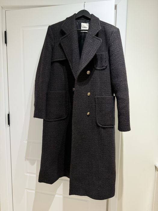 Sandro палто черно