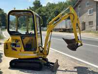 Komatsu PC18MR мини багер 2бр кофи
