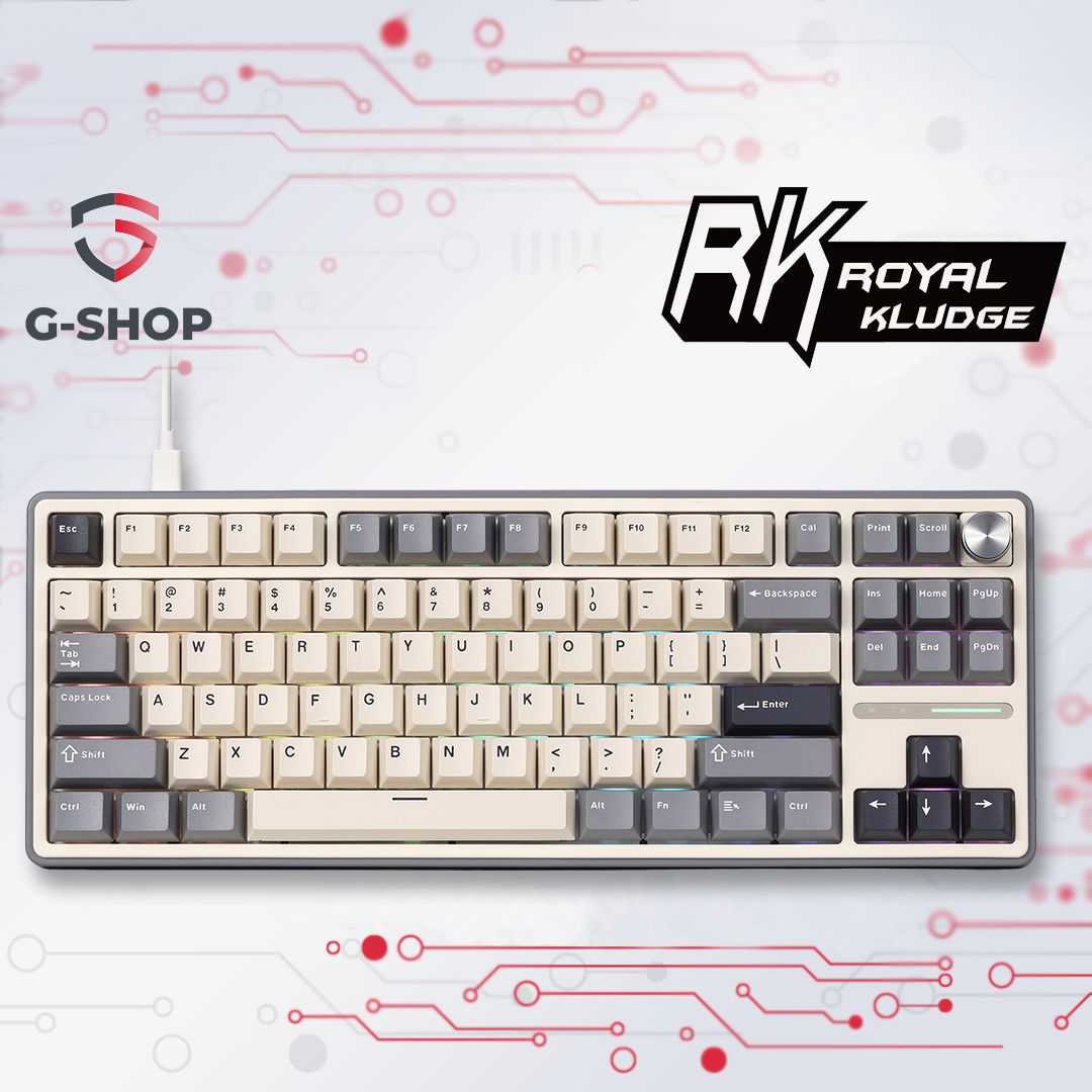 Игровая механическая клавиатура с подсветкой Royal Kludge R87 Pro RGB