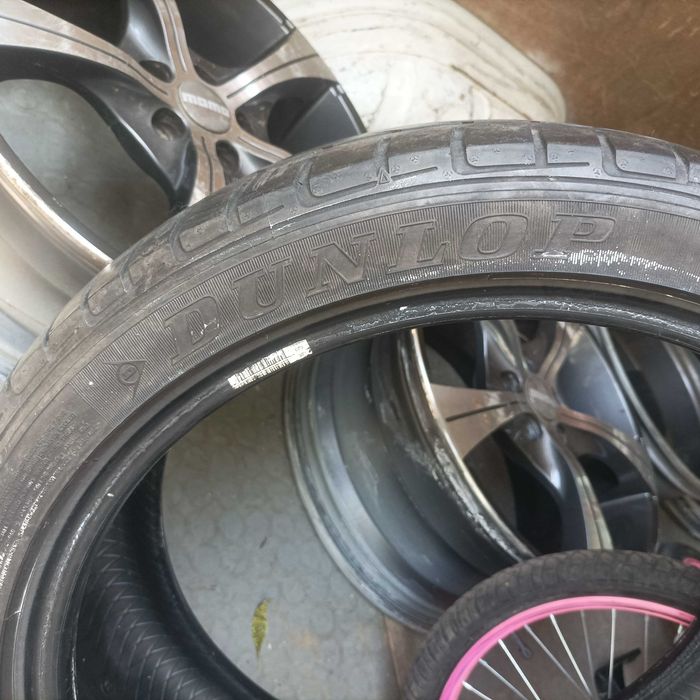 Разпродажба! 2 бр нископрофилни гуми Дънлоп Спорт Макс 225  40 18