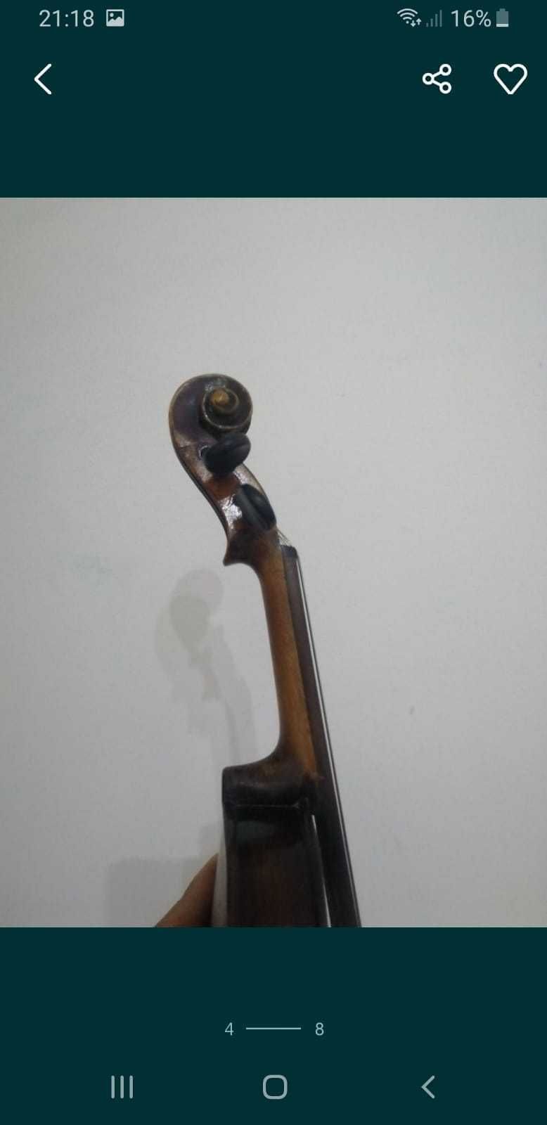 Vioara vintage deosebita