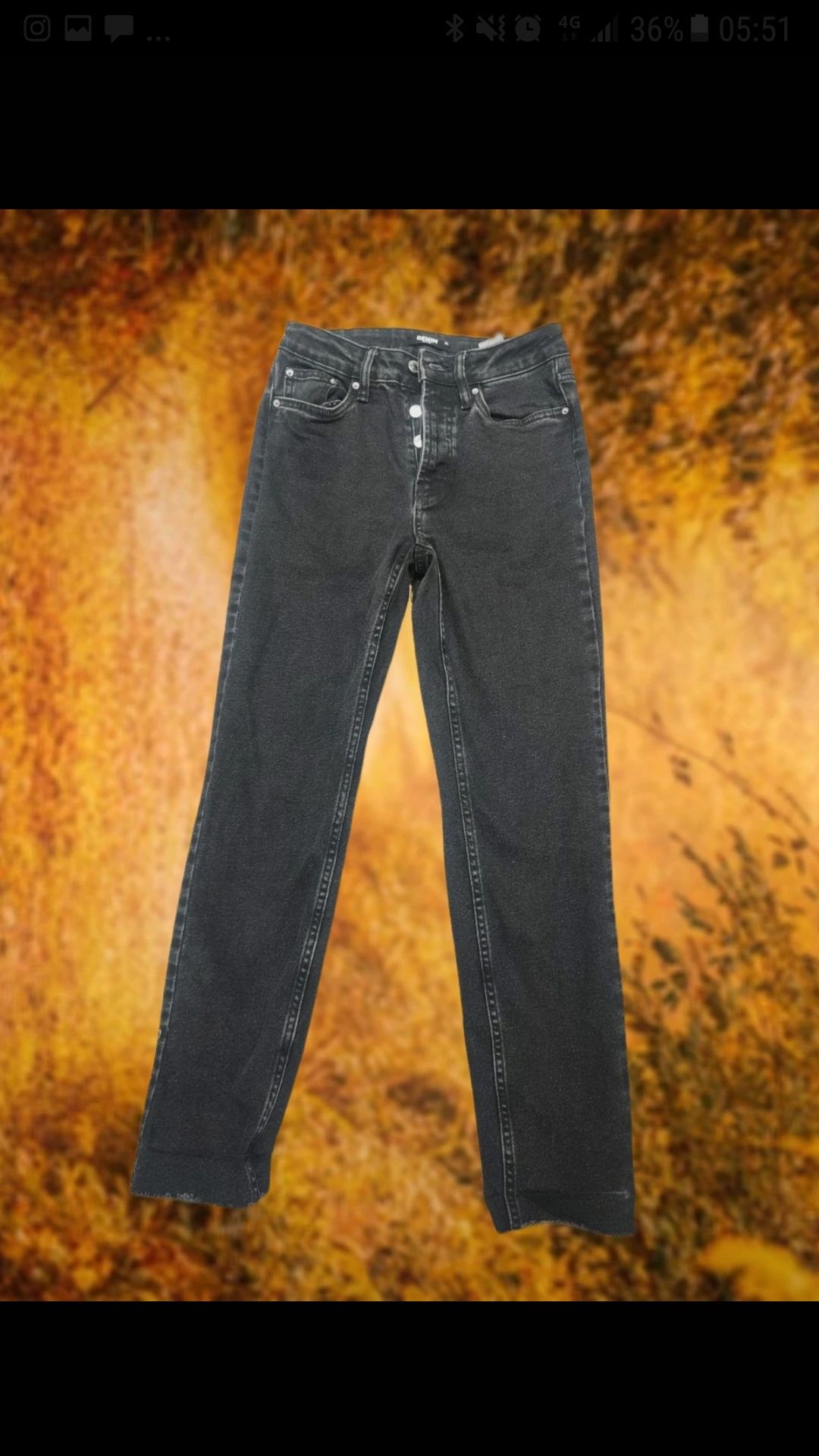 Blugi Mom Denim Sinsay
