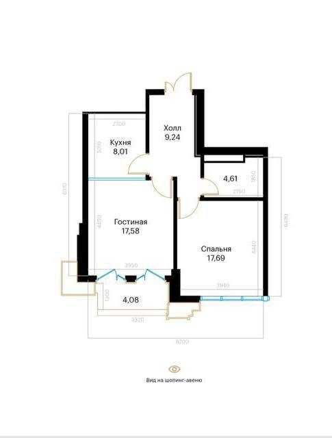 "Mirabad Avenue 2ком Коробка 64м2  Госпиталка Ойбек Гостиница Россия‼️