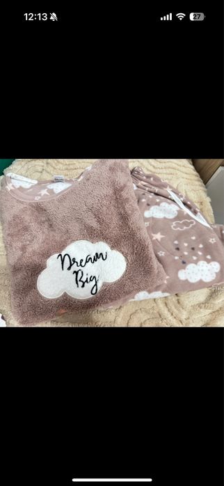Set pijama groasa dama, 3XL
