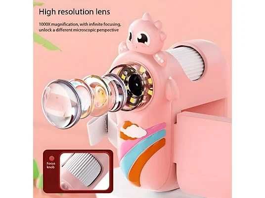 Детски дигитален микроскоп 2MP с 1000x увеличение HD 2 инчa IPS екран