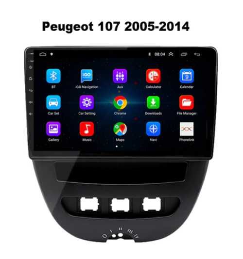 Peugeot 107 2005- 2014 Android Mултимедия/Навигация