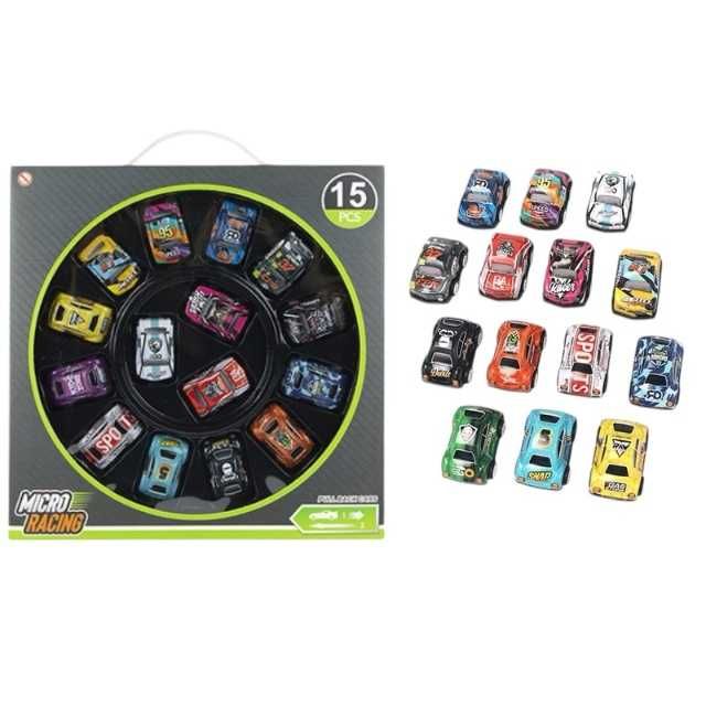 Set 15 Mașinuțe Metalice Sport, Multicolor