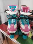 Role Fila pentru copii Joy Girl, alb, marime 35-38 m ,skates ,patine