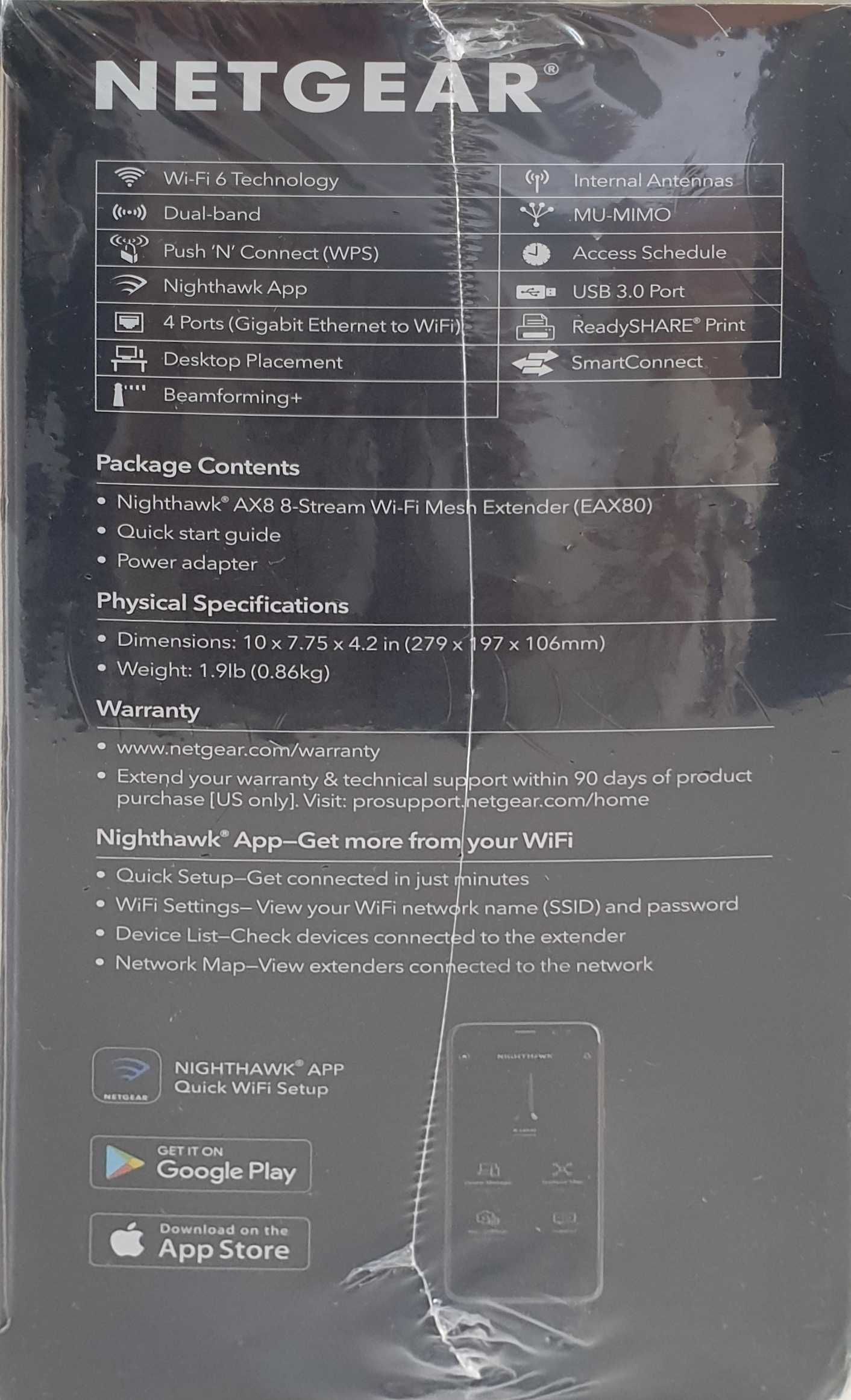 Netgear Nighthawk EAX80 WiFi Extender