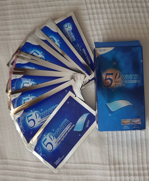 Pachet 14 strips albire dinti, pasta dinti