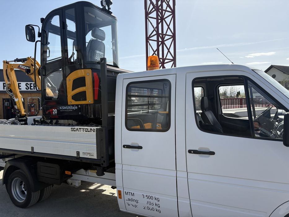 Carat nisip, balast, moloz , mini excavator, sapat morminte