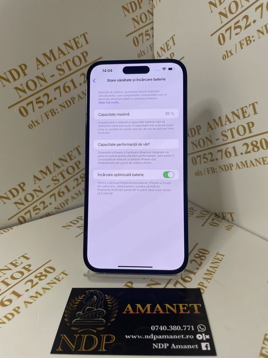 NDP Amanet Braila Iphone 14 Pro Max( 43780)
