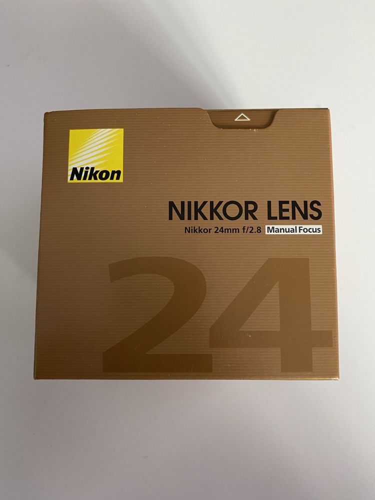Nikkor Lens 24mm f/2.8 Manual Focus.Nou Sigilat !!