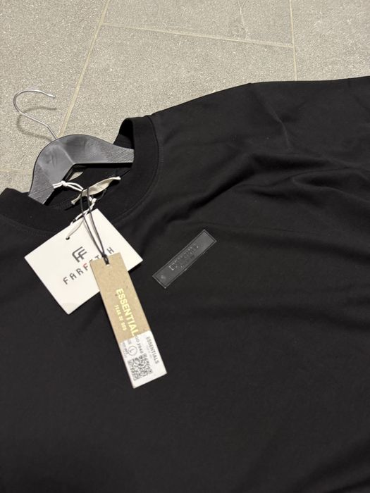 Tricou Essential negru size XL | model nou | calitate Premium