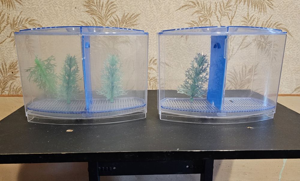 Мини аквариумы для петушков,  мальков.