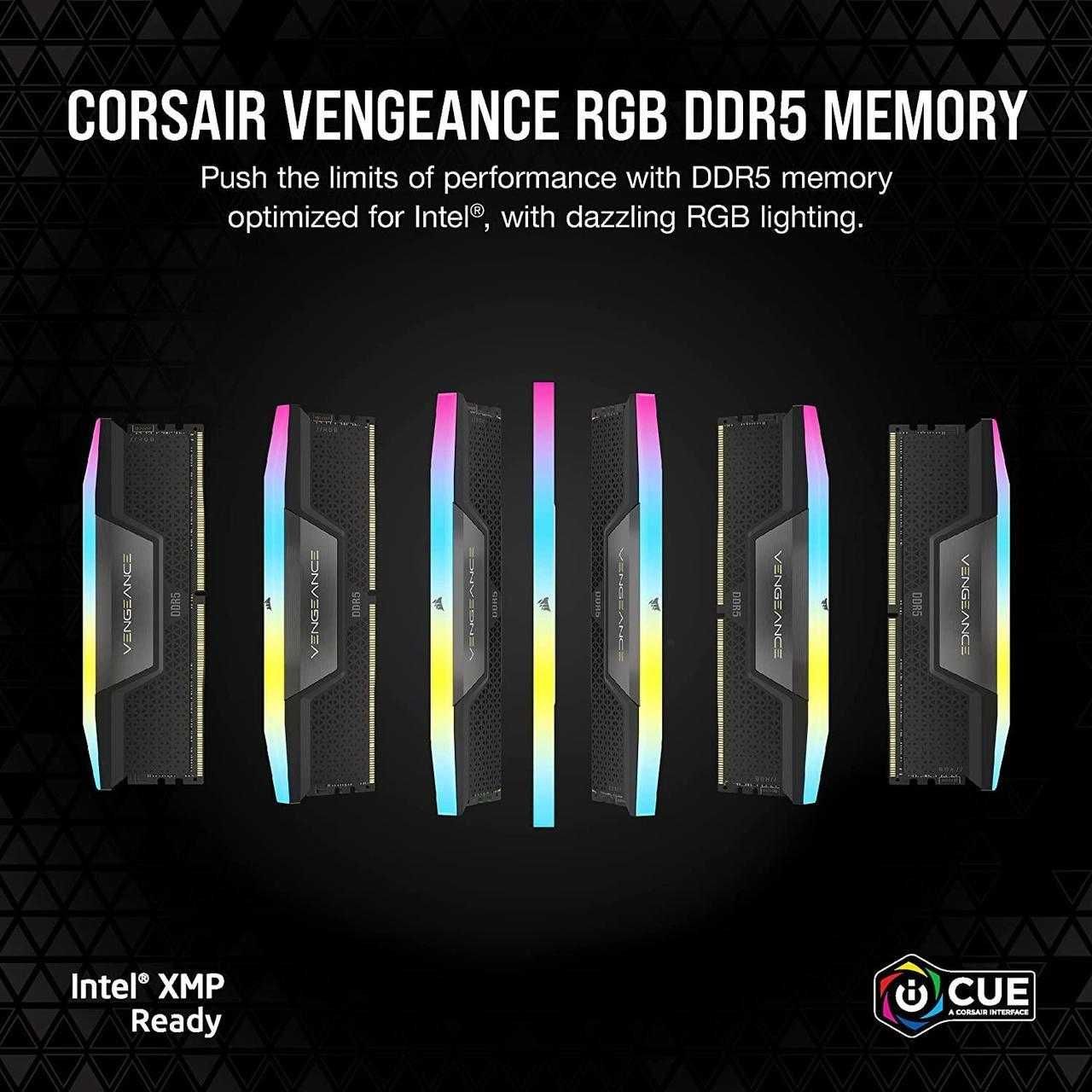 Новая оперативная память CORSAIR Vengeance RGB 32GB DDR5 7000 MHz CL36