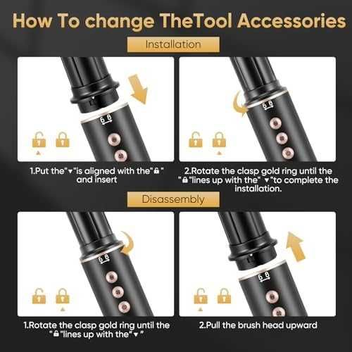 Нов Стайлер за Коса 1400W 5 в 1 Сешоар Четка Маша Обем Жени Прическа