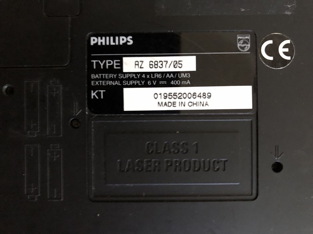 преносим компакт диск плейър PHILIPS, внос от Англия