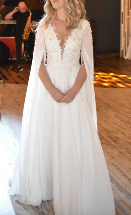 Rochie de mireasă elegantă din voal + voal inclus