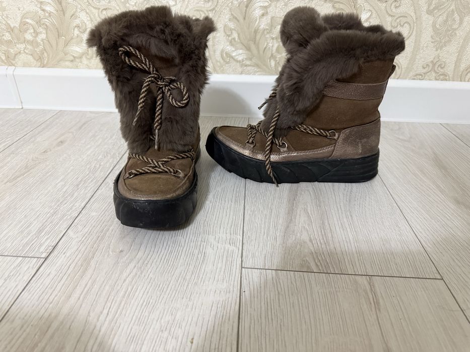 Зимняя натуральная обувь