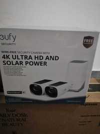 Kit supraveghere video eufyCam 3 S330, 4K Ultra HD, Incarcare solara