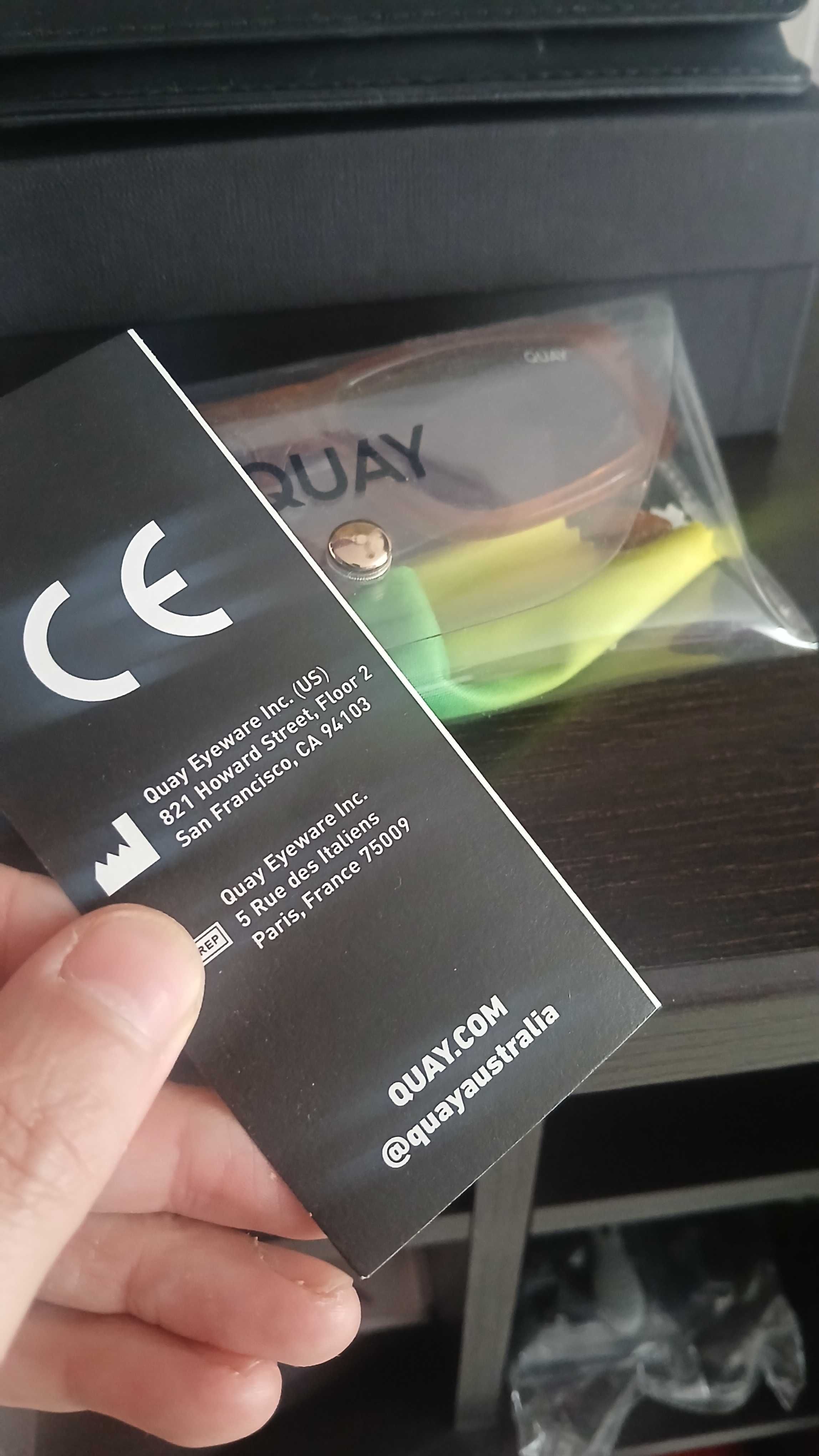 Слънчеви очила, Quay Australia, цвят Caramel ,Unisex Sunglasses