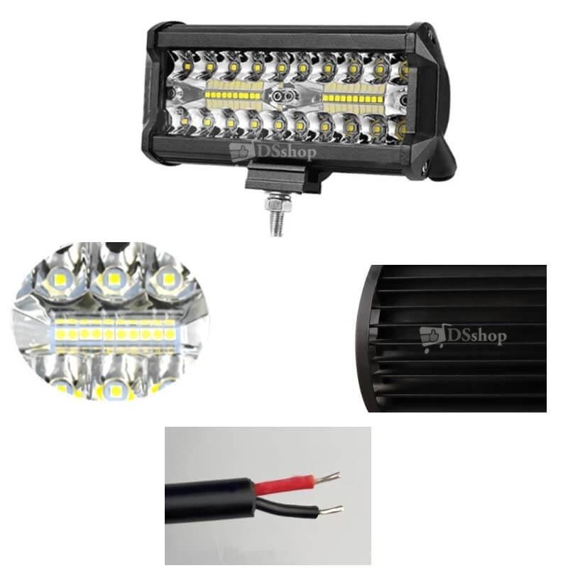 Промо оферта: 2бр. Led бар 120w offroad 12V/24V