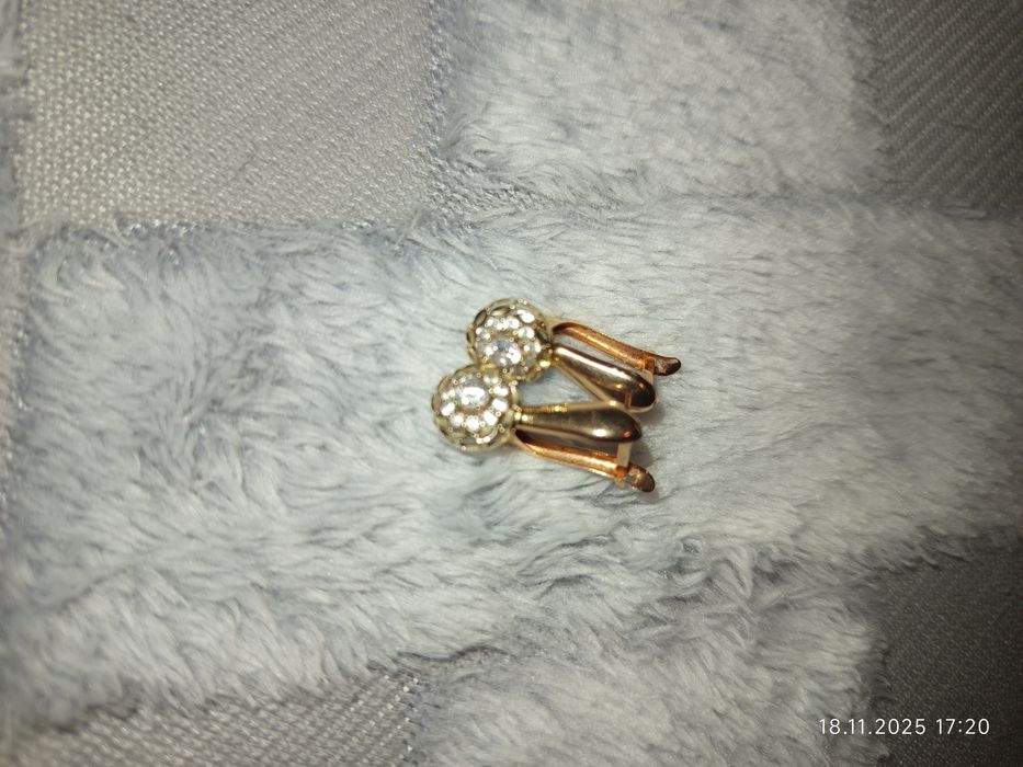 Золотые серьги 585 проба