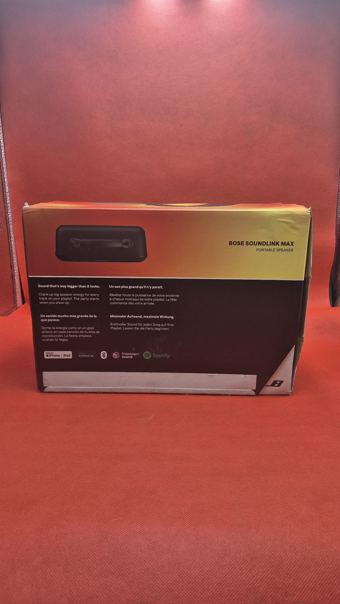Bose SoundLink Max Portable speaker Black