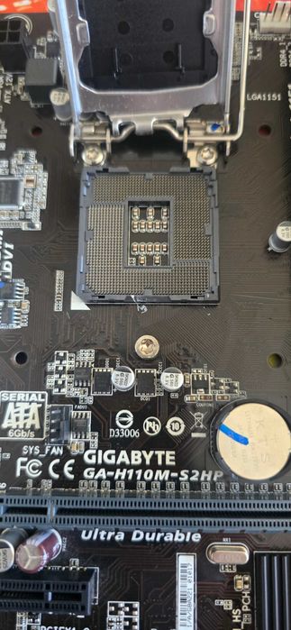 Placa de baza Gigabyte GA-H110M-S2HP, 1151 + 2x8GB DDR3+Intel i7 6700K