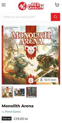 Monolith Arena joc de societate boardgame