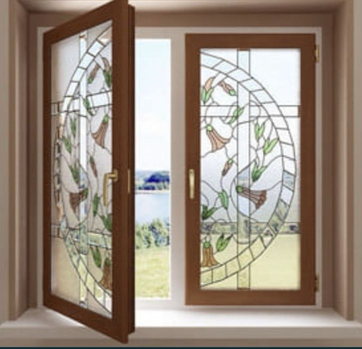 Изготовление рам для окон и дверей, витряжки