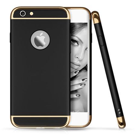 Husa Ultrasubtire Iphone 6/6S protejeaza 3in1 Elegant Black