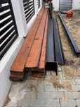 Grinzi lemn 8x560cm si otel 13.5ml