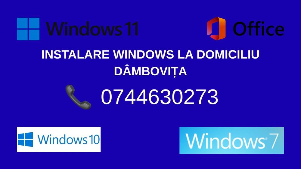 Instalare Windows-Office 365 -Soft Diagnoză Auto -Mentenanta PC Laptop