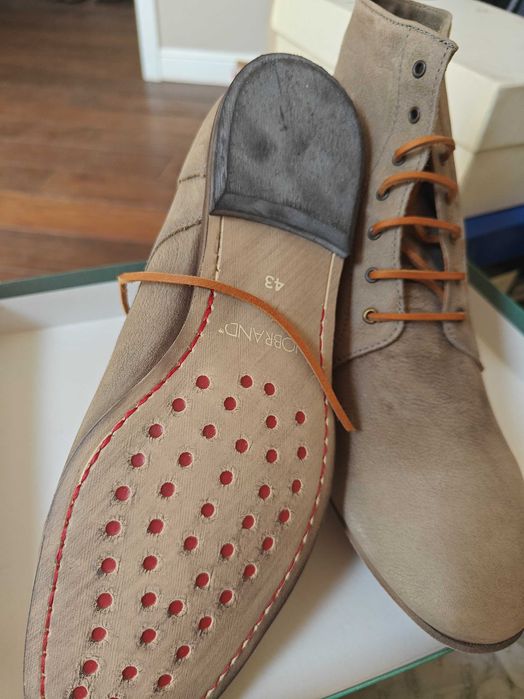 Ghete de piele naturala NoBrand Made In Portugal .