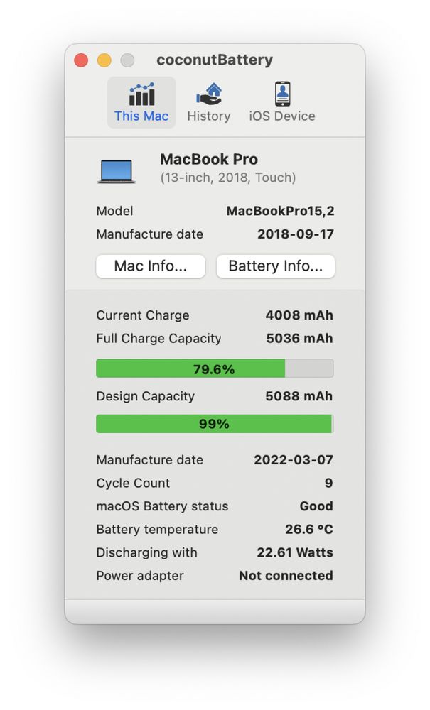 Apple MacBook Pro 2018 13 i7 16ram 512ssd