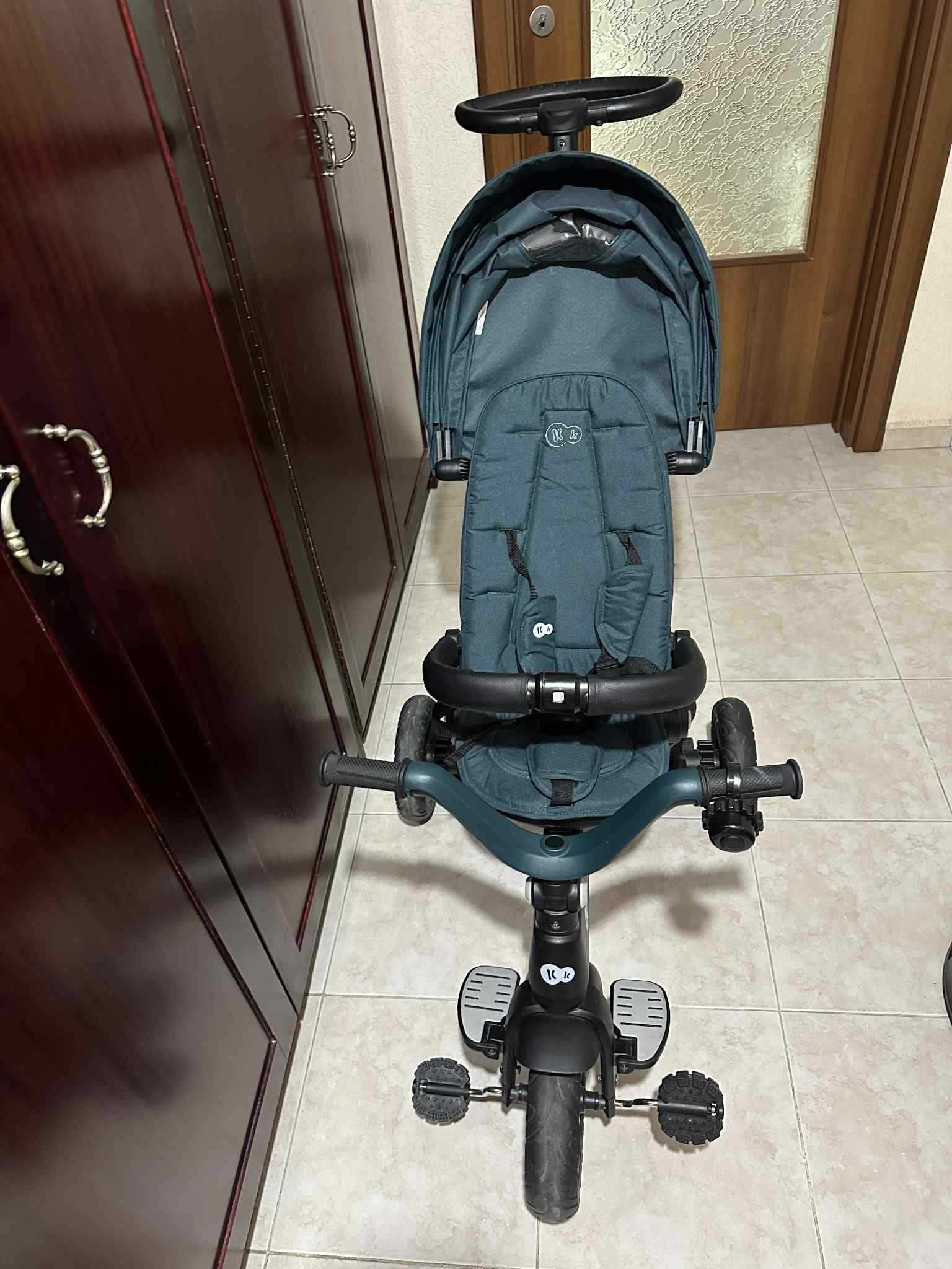 Триколка KinderKraft EASYTWIST, цвят зелен