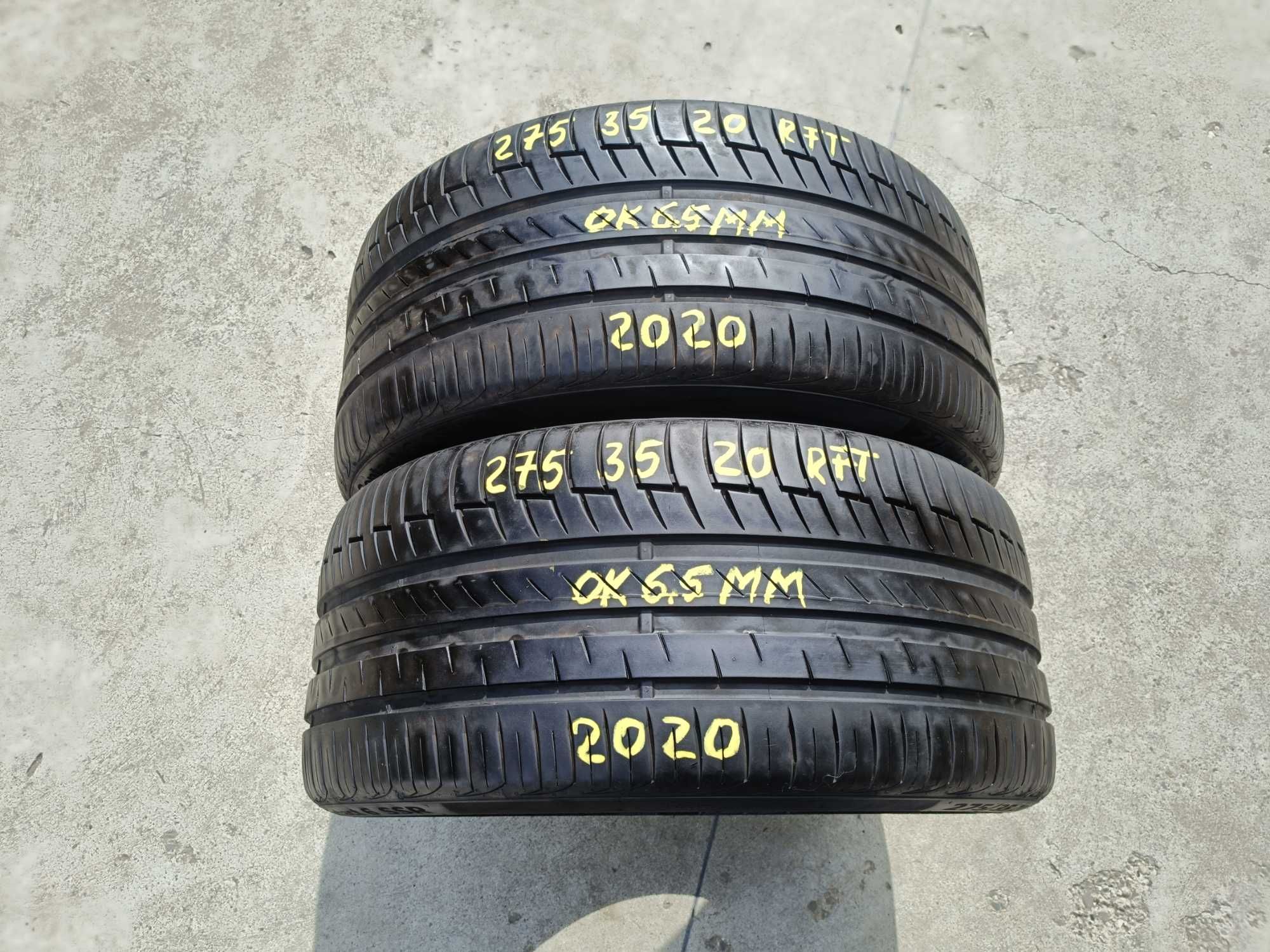 Doua anvelope vara 275 35 20 Continental PremiumContact 6 run flat