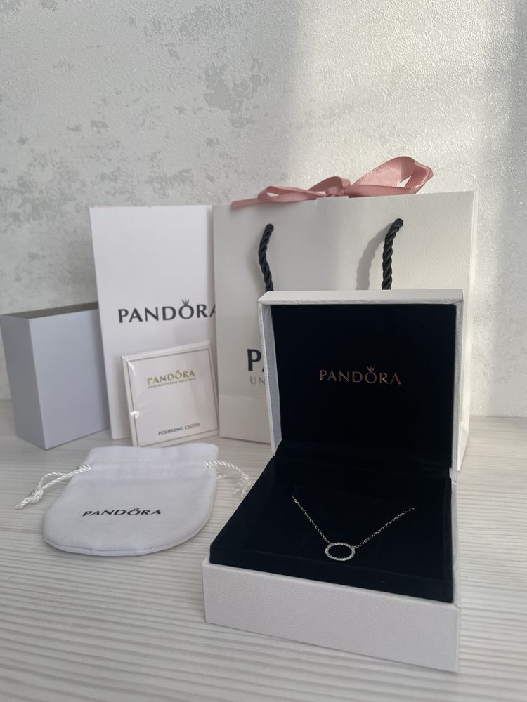 Pandora подвеска пандора серебро 925 проба цепочка