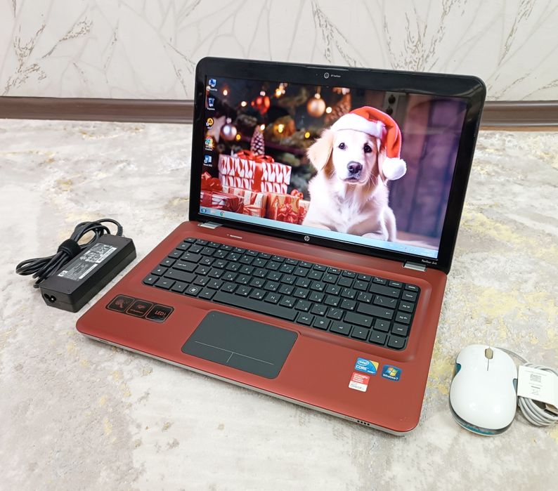 Ноутбук HP + Мышка.