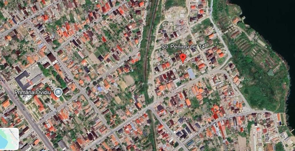 Teren 312mp Ovidiu–Str. Peninsulei, autorizație și utilități,lângă lac